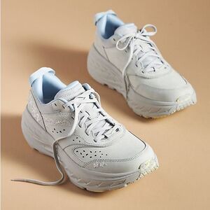 HOKA Bondi L Vibrant Bloom Sneakers Stardust Grey Running Shoes Women’s sz 7 NEW